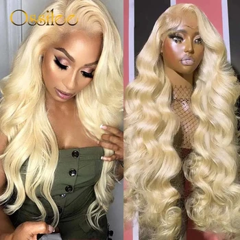 613 Blonde 13x6 Lace Frontal Perücken Remy Brasilianische Körperwelle 13x4 Full Lace Frontal Perücke Echthaar Perücken für Frauen 300 % Dichte