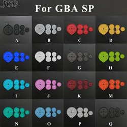 JCD High Quality Rubber Buttons Contact Pads Replacement For GameBoy Advance SP GBA SP Console  Silicone Conductive Pads