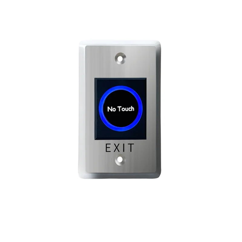 

12V Wall Switch Touch Less Stainless Steel Infrared Sensor Door Access Exit Push Button