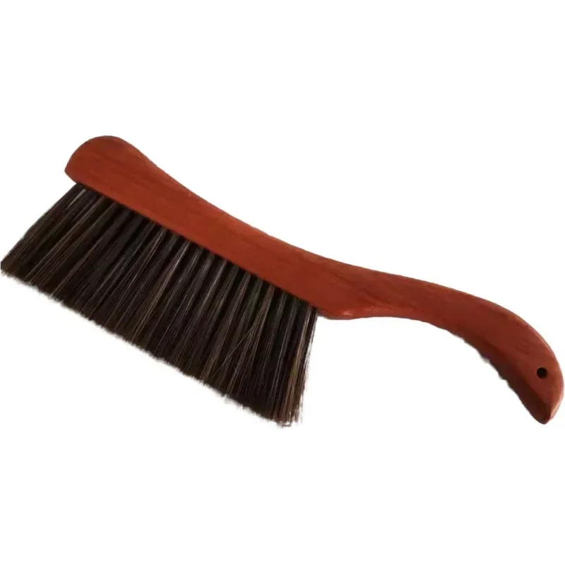 Guzheng Wooden Brush Cleaning Tools Ergonomic Soft Bristles Piano Brush with Handle for Beginners Music Instrument Cleaner