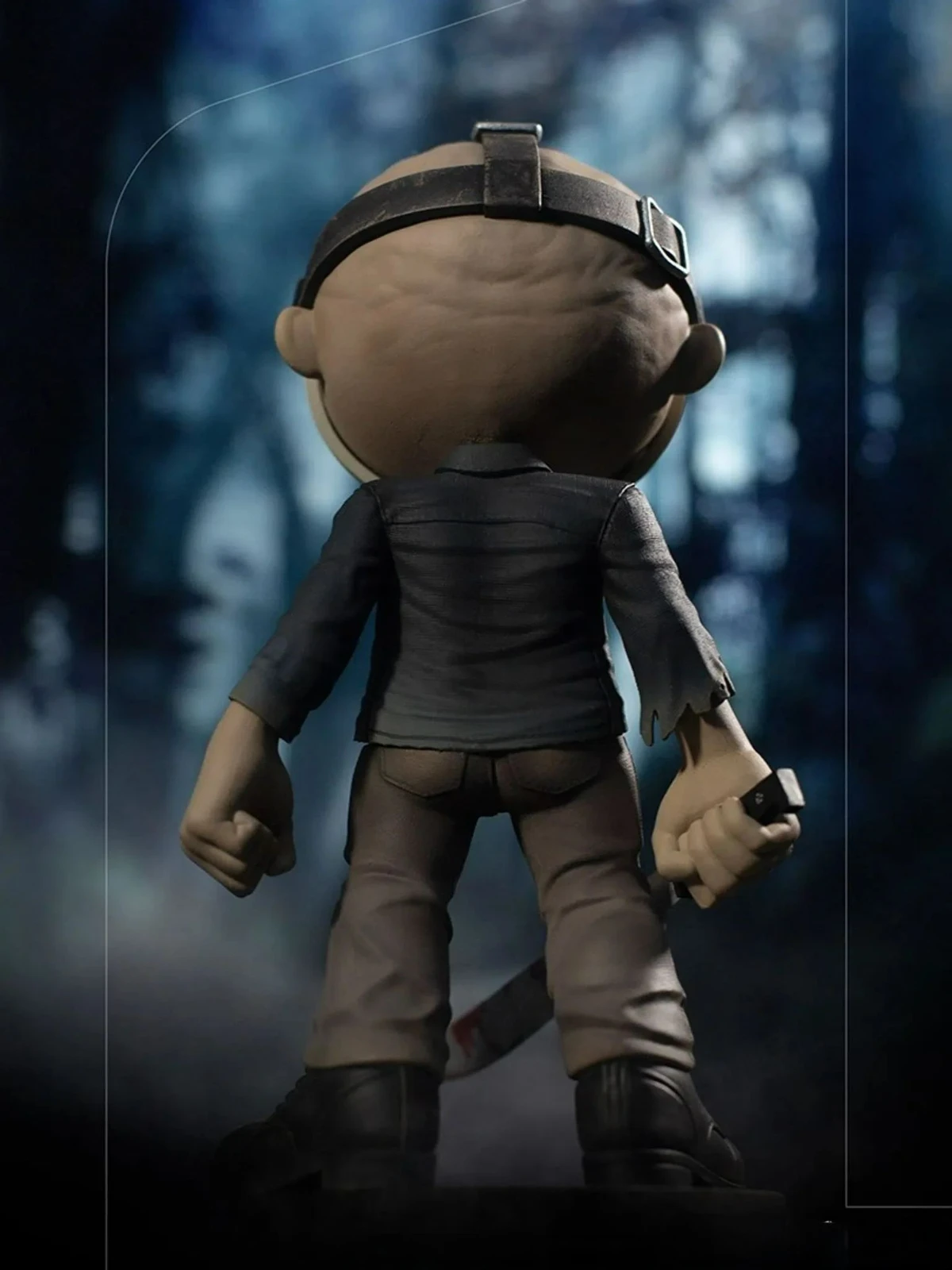 Lyxaof جيسون فورهيس تمثال رعب قناع هالوين حفلة لعب الأدوار الدعائم الكبار هدايا الهالوين لغرفة النوم مكتب شرفة في الهواء الطلق