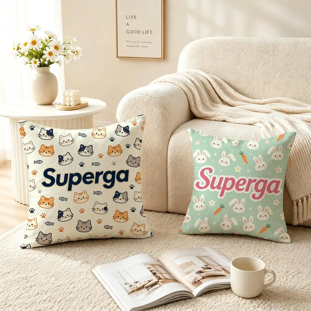 Brand Superga Cushion Cover Pillow Short Plush fresh natural Cushion for Living Room Bedroom Sofa Home Decoration