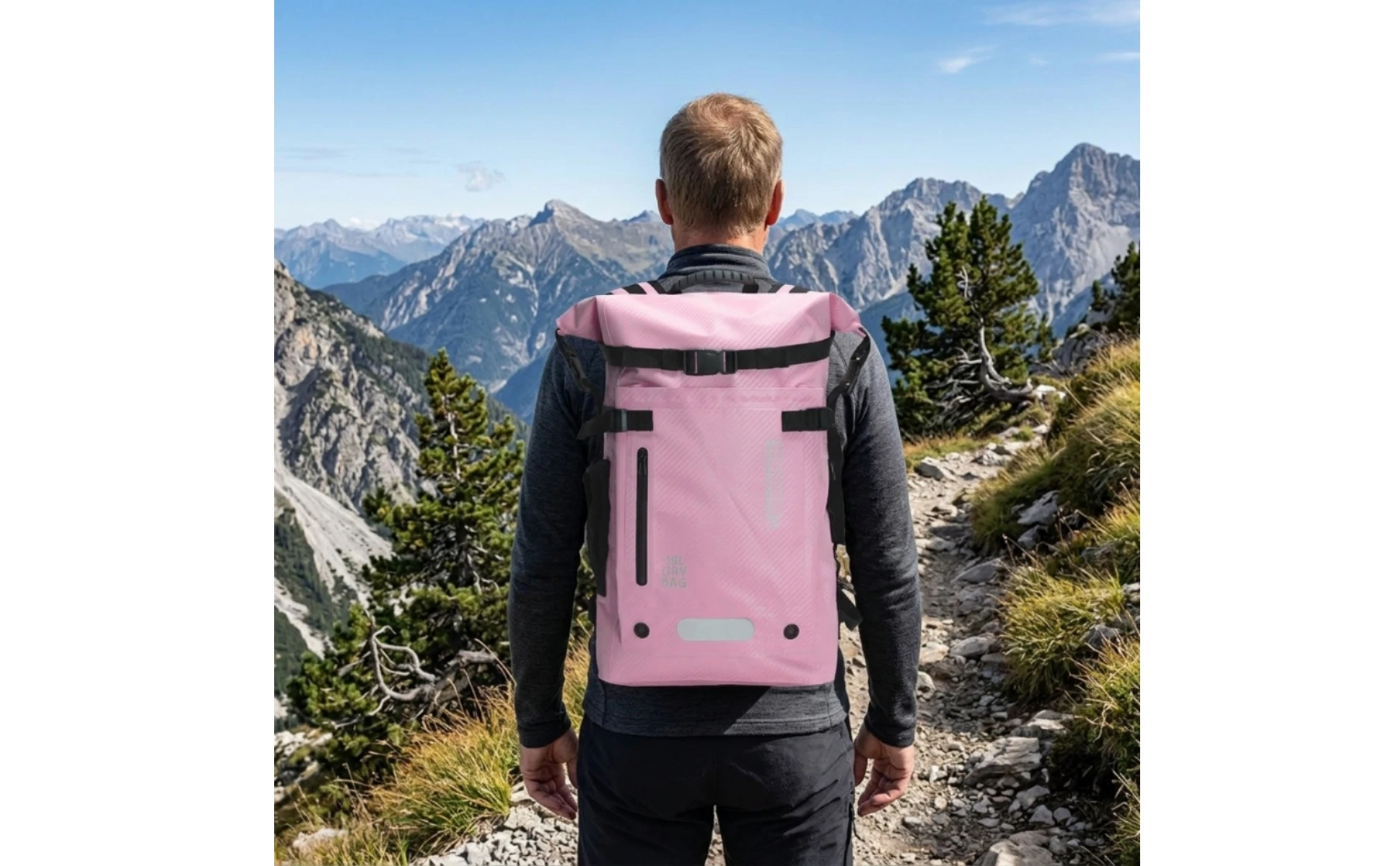 Dry Bag Backpack Water-Resistant Waterproof Backpack Roll-Roll-Top Bag Wipe-Clean Long-Lasting for Travelers, Travel, Beach