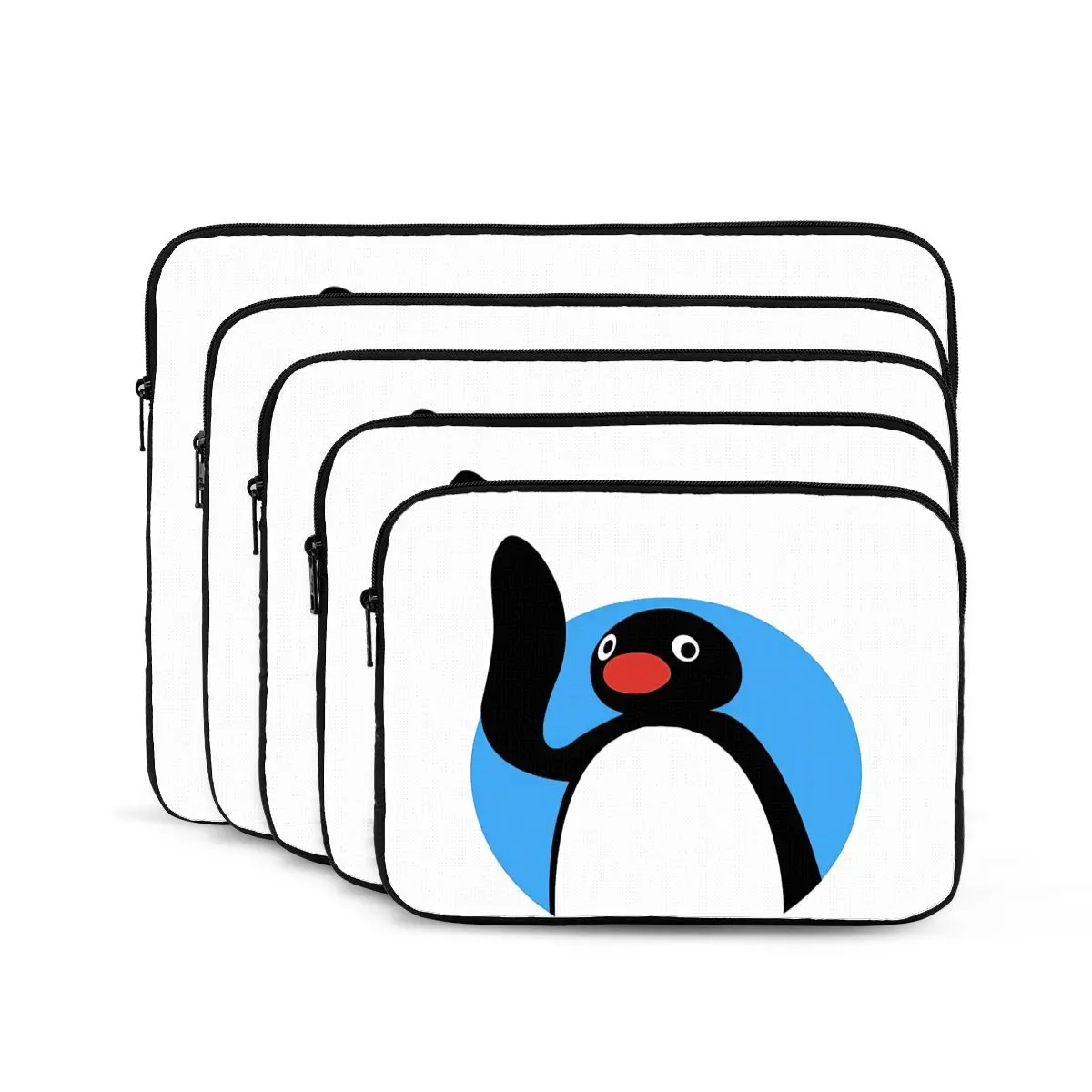 Hello Pengu Computer ipad Laptop Cover Case17 15 13 12 10 Inch Laptop Sleeve Bag Portable Cover Fundas Pouch