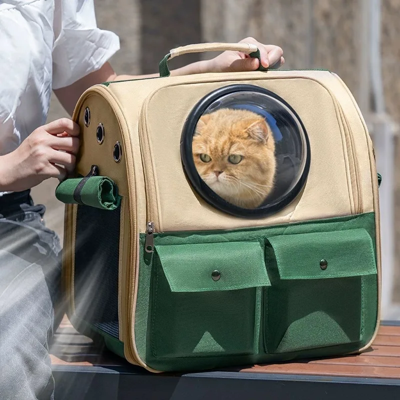 

Large Capacity Cat Space Capsule Portable Pet Handheld Backpack Dog Breathable Special Outing Bag Handheld