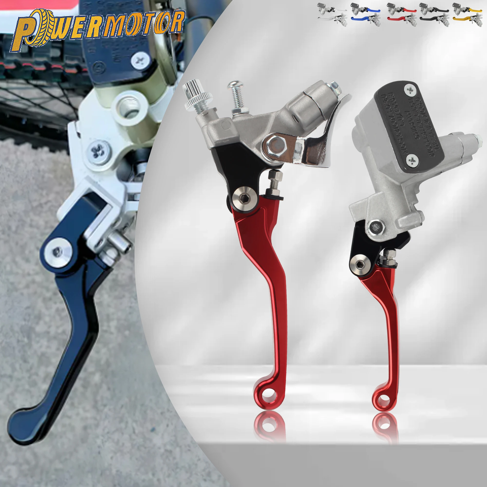 

22MM Motorcycle Handlebar Brake Master Cylinder Pump Brake Lever For Yamaha YZ250F YZ450F For KAWASAKI KX250/F KX450F Modified