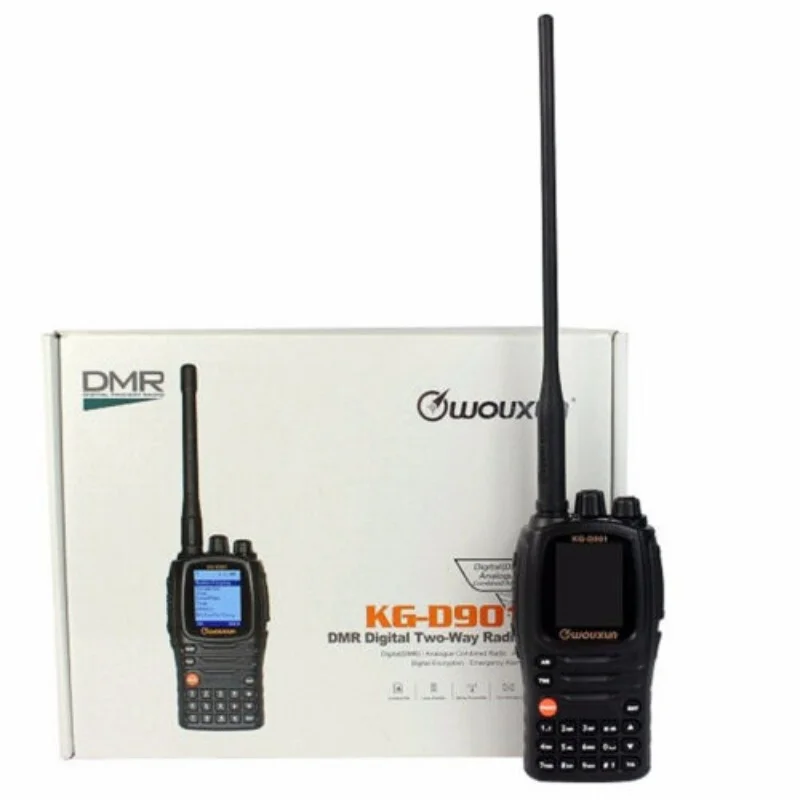 الأصلي WouXun KG-D901 DMR راديو رقمي لاسلكي تخاطب UHF 5 واط 64CH VOX لون LCD سجل DTMF الرقمية والتناظرية اتجاهين الراديو