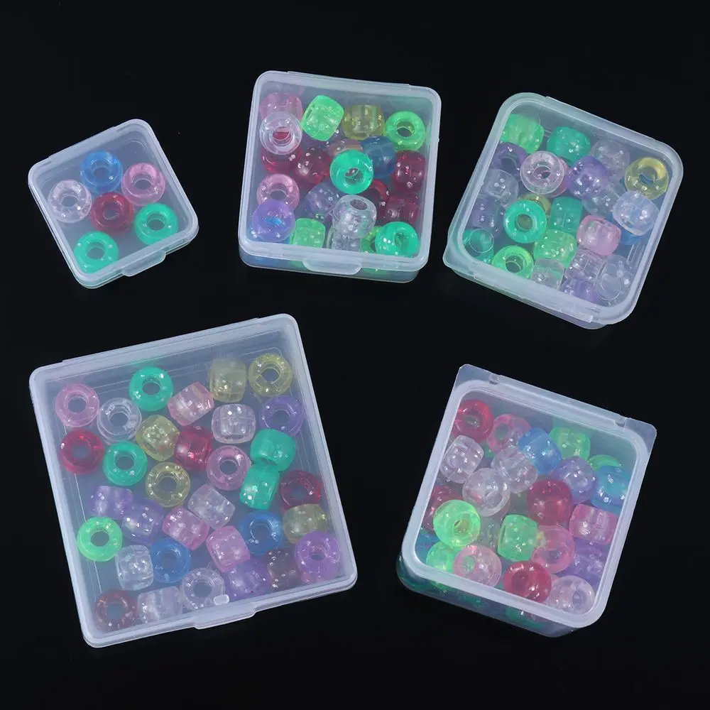 Transparent Nail Art Screw Storage Hardware Case Jewelry Organizer Case Small Storage Box Pill Chip Box Beads Container