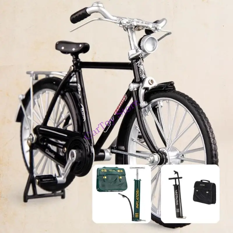 Figurka ze stopu roweru pocztowego o skomplikowanym designie, idealna do ekspozycji edukacyjnych lub prezentów