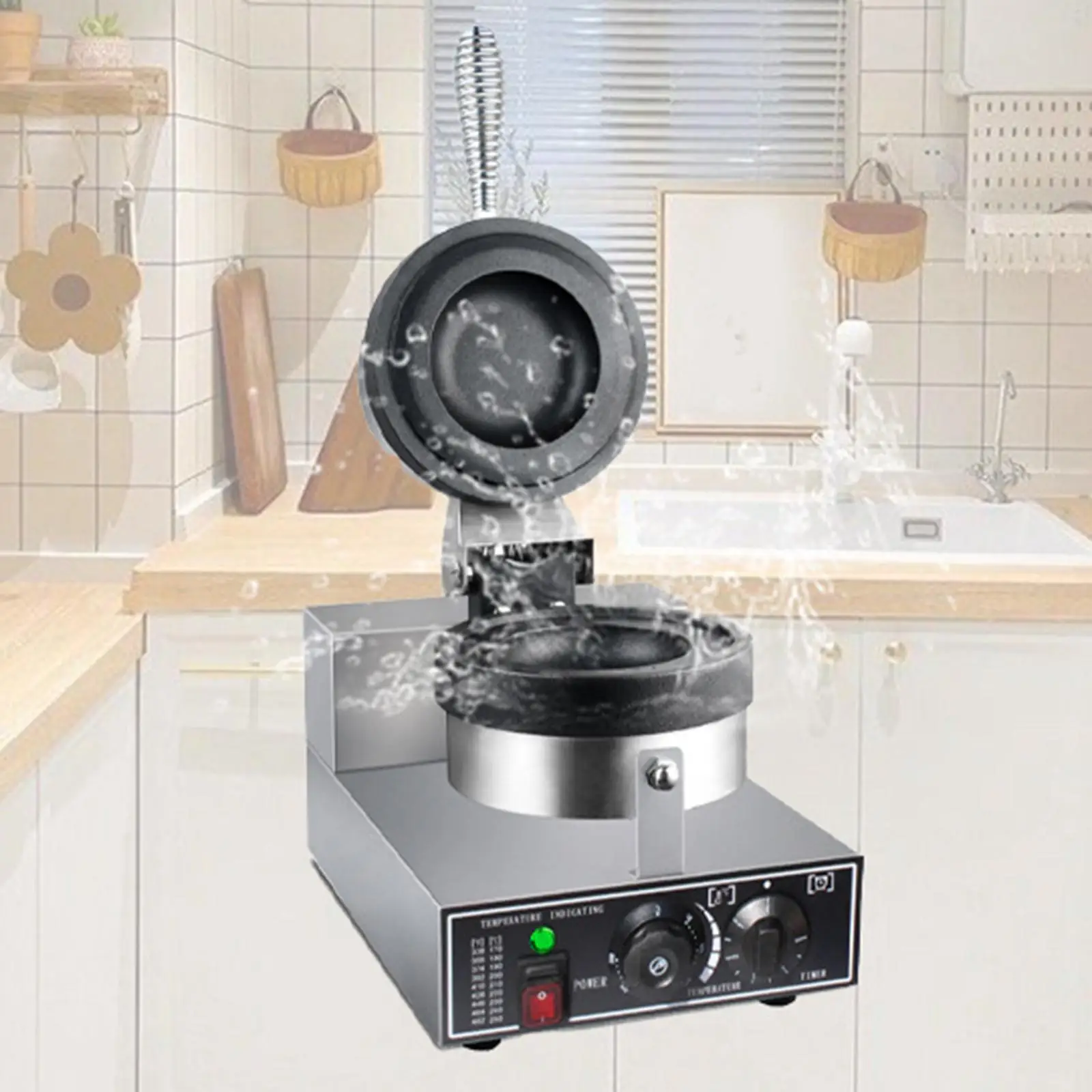 

Ice Cream Burger Maker Time Control Breakfast Maker for Cheese Burgers Steak