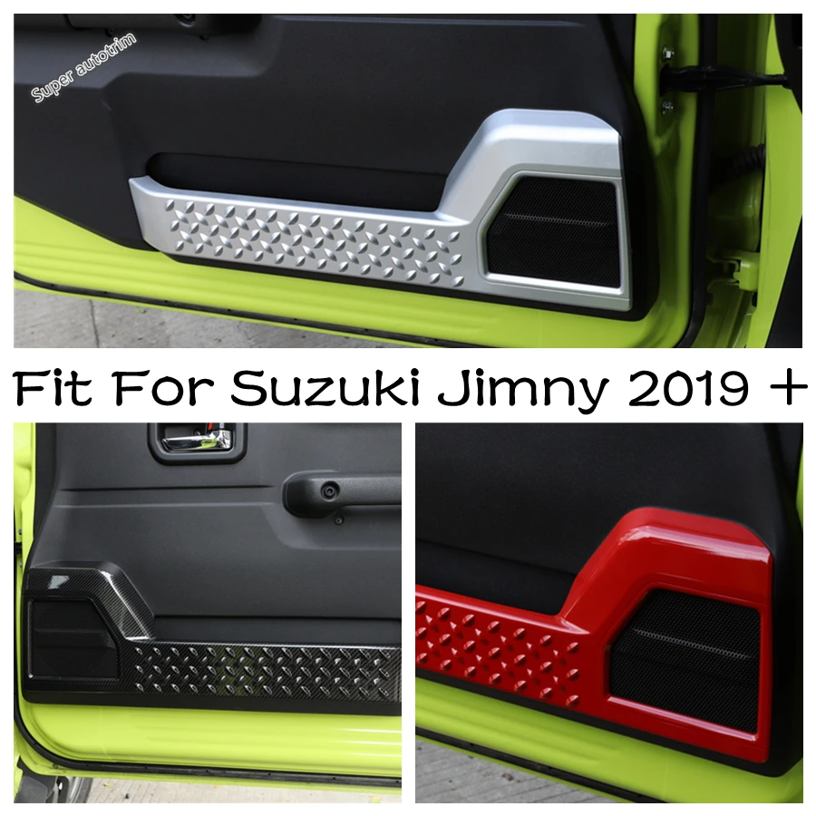 

Lapetus Inner Door Decoration Strip Anti-kicking Cover Trim For Suzuki Jimny 2019 - 2023 Red / Silver / Carbon Fiber Accessories