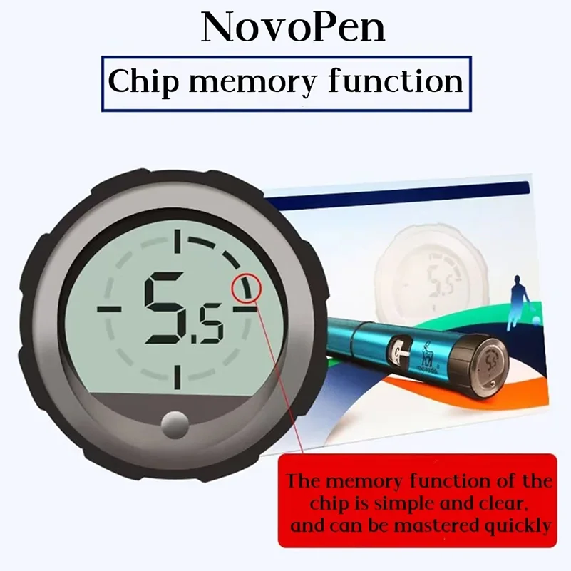 Echo Children\'s Blood Sugar Memory Injection Pen NovoPen Semi-scale 0.5 Unit Children\'s Pen Novo Nordisk Insulin Pen for Child