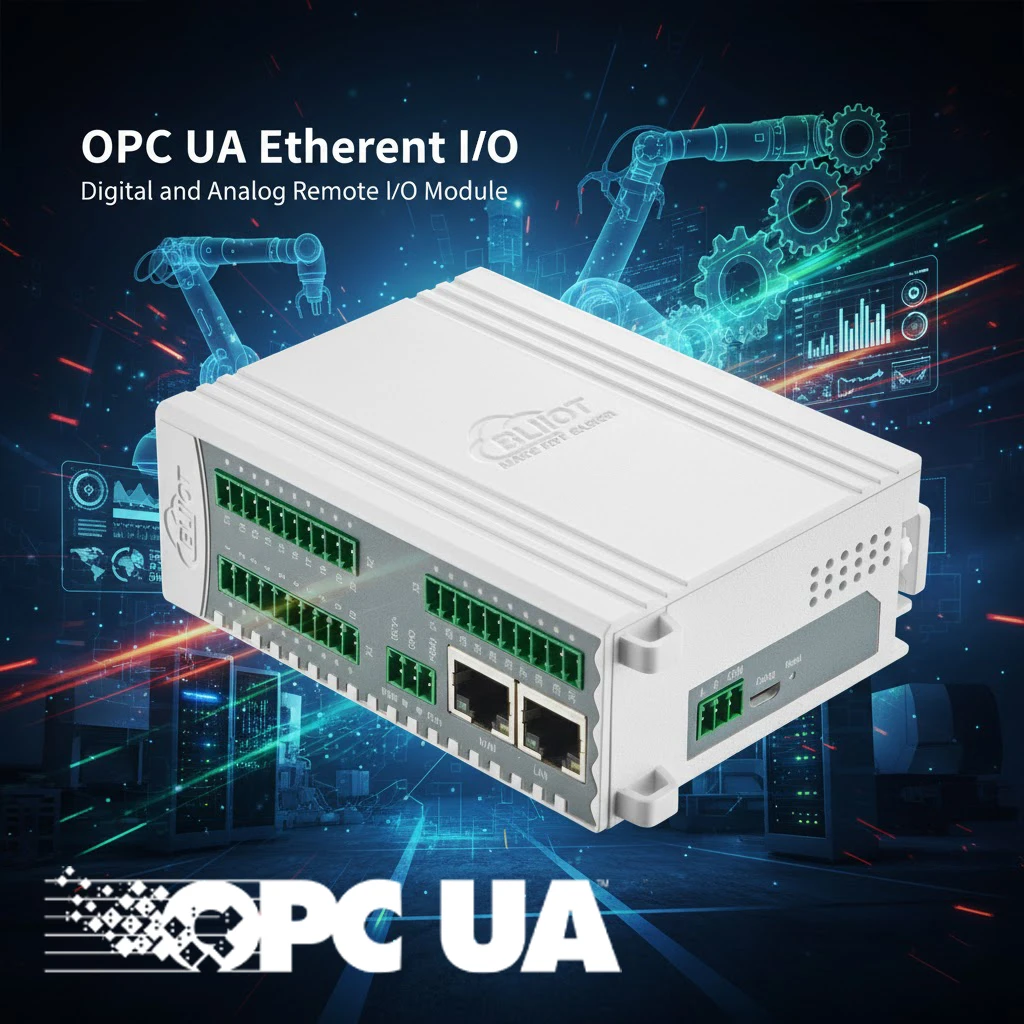OPC UA Remote Ethernet I/O Module BL191 Series Optional Digital and Analog Input/Output