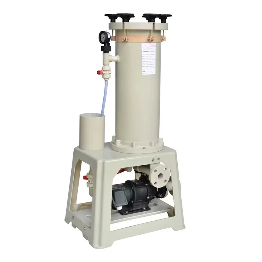 

Transcend Пластик Frpp Материал ПВДФ Фильтр с покрытием Химическая жидкость Коррозионностойкий хромически кислотный гальванический фильтр