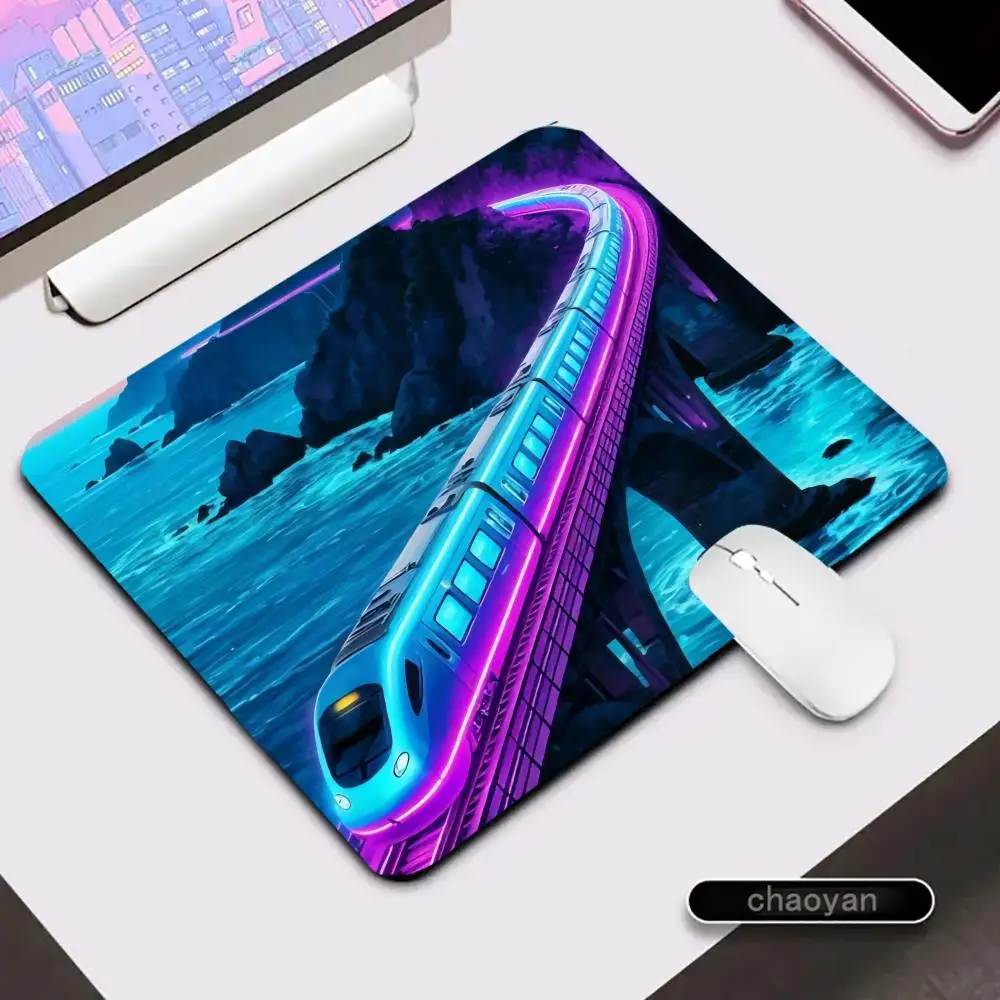 Train pattern  Mouse Pad Gaming Mouse Pad XS Small Mousepad For PC Gamer Desktop Decoration Office Mouse Mat Deskmat Rug