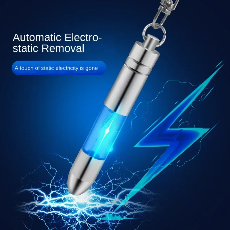 Automobile electrostatic eliminator human electrostatic release artifact multi-function discharge electrostatic rod