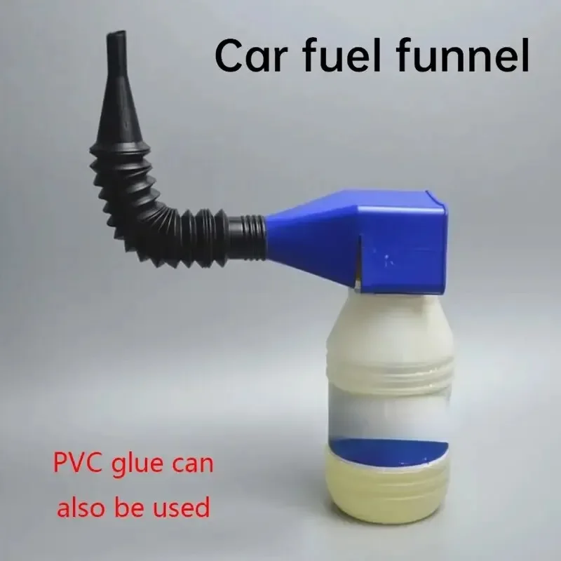 Plastic Car Motorcycle Refueling Gasoline Engine Oil Funnel Filter Conveying Tool Oil Change Funnel Accessories