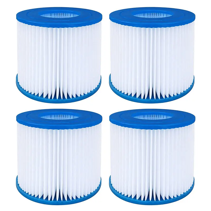 Hot Spa Filters Cryspool Replacement Spa Filters for VI, Lazy-Z-Spa, Coleman SaluSpa 90352E Filter, 4 Pack