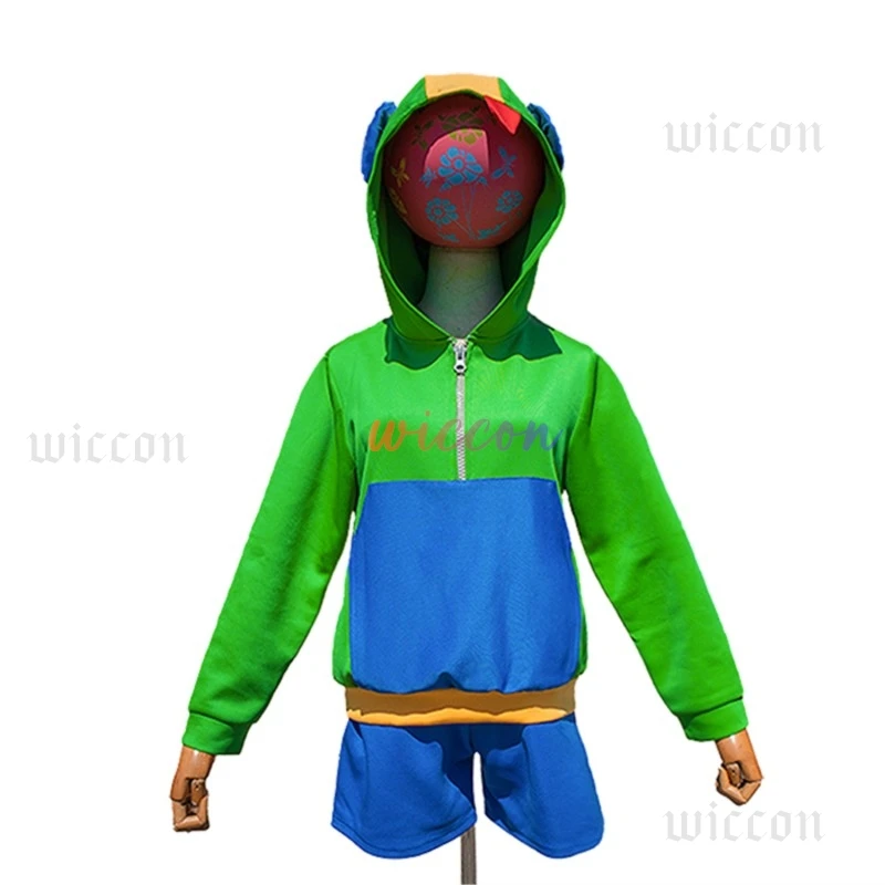 ستار ليون كوسبلاي الأسطوري هوديس براولز الزي الموحد أنيمي للجنسين شورت علوي من القماش كاندي الهالوين ملابس لعب الأدوار #3