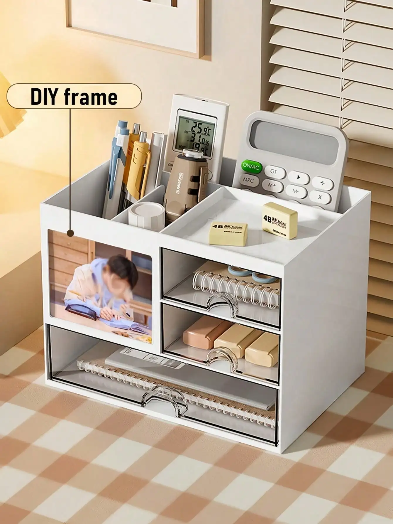 

Минималистичный держатель для ручек с настольным ящиком — штабелируемый органайзер в сборе своими руками для офиса, школы и рукоделия