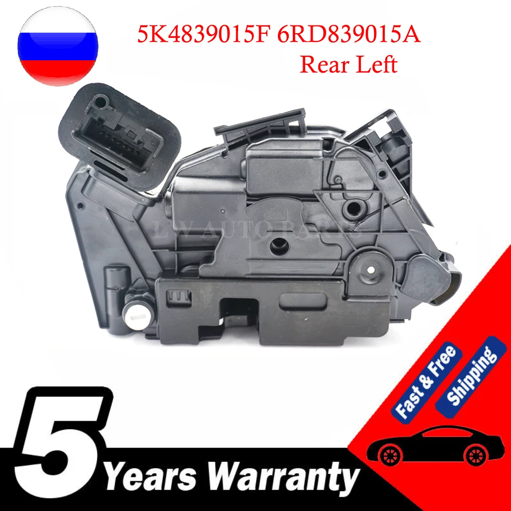 

Rear Left For VW Golf MK6 MK7 Passat B7 Polo For Skoda Yeti Door Lock Latch Actuator Driver Side 5K4839015F 6RD839015A