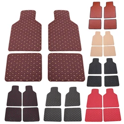 Car Floor Mats For Suzuki Samurai Santana SJ410 SJ413 Splash Super-Carry Swace Leather Rugs Interior Parts Auto Accessories 4pcs