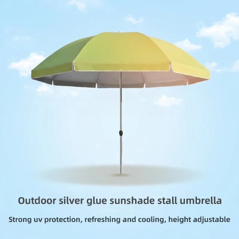 Factory Direct Outdoor Market Stall Umbrella Waterproof Oxford Cloth Sun Shade Outdoor Umbrella Umbrella Beach Shade Umbrellas