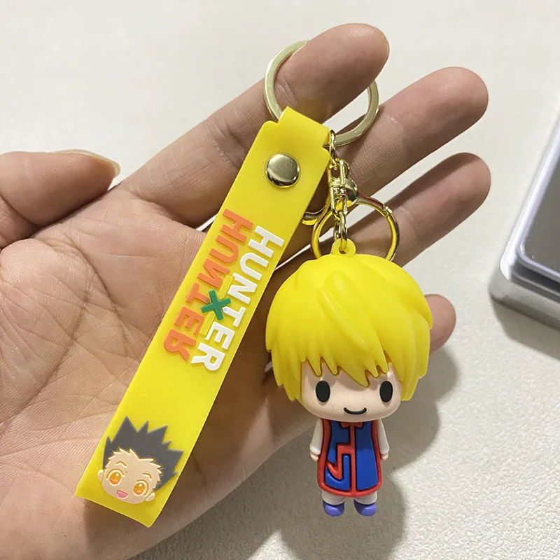 HUNTERxHUNTER Anime GON·FREECSS Killua Zoldyck Hisoka Kurapi Cosplay Acrylic Keychain Accessories Cartoon Pendant Christmas Gift