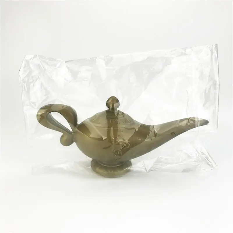 Plastic Costume Props Aladin Lamp Halloween Christmas Panto Lamp Shape Tea Pot Cartoon Genie Lamp Home Party Ornament