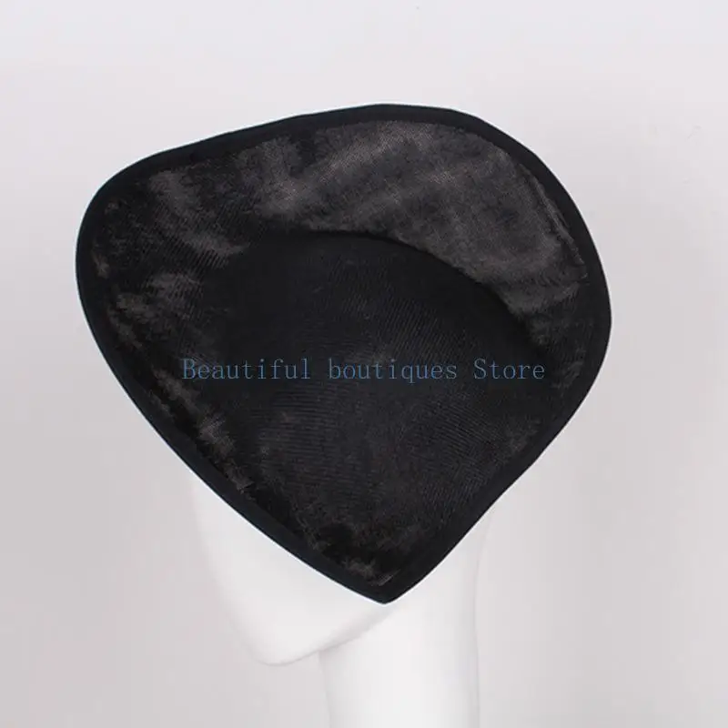 

U4LF Основание Fascinator Base Каплевидное основание шляпы Sinamay Основание шляпы Sinamay с блюдцем Основание шляпы Millinery