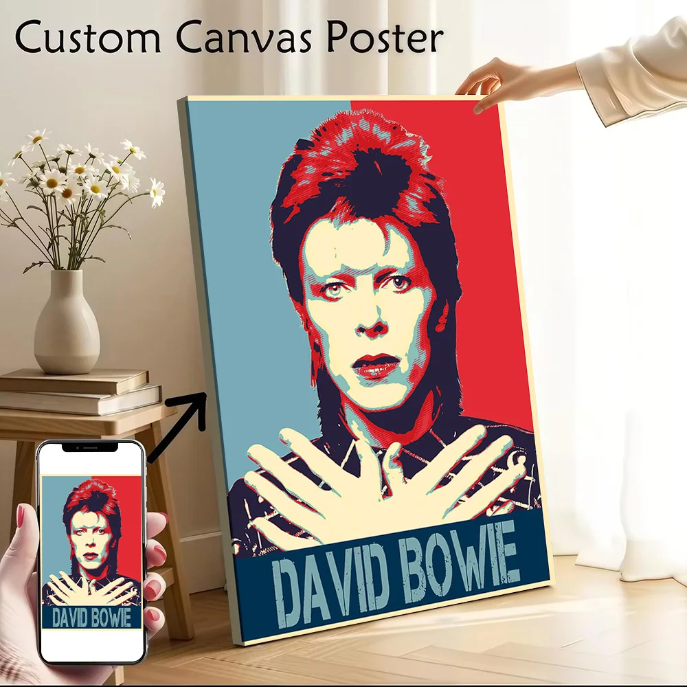 David Bowie Hope Style 1 – affiche murale en toile, impression photo personnalisée, cadeau parfait pour le salon moderne, les images de chambre à coucher