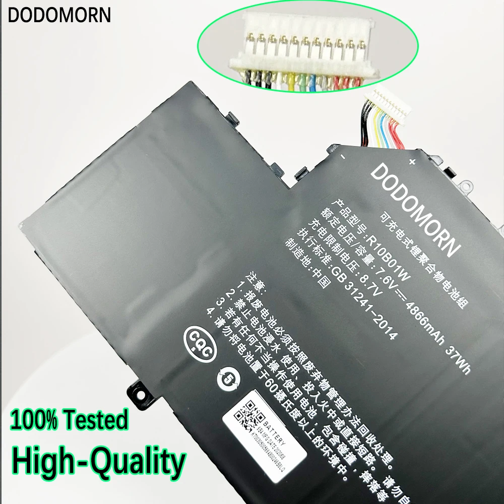 High quality R10BO1W R10B01W Laptop Battery 7.6V 37Wh for Xiaomi Air 12.5
