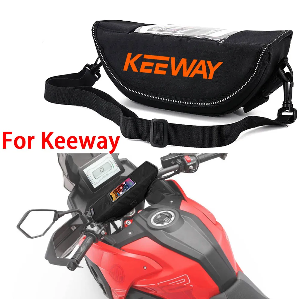 

For Keeway RKF125 C1002V Vblade 250 Cimited E4 Motorcycle accessory Waterproof And Dustproof Handlebar Storage Bag