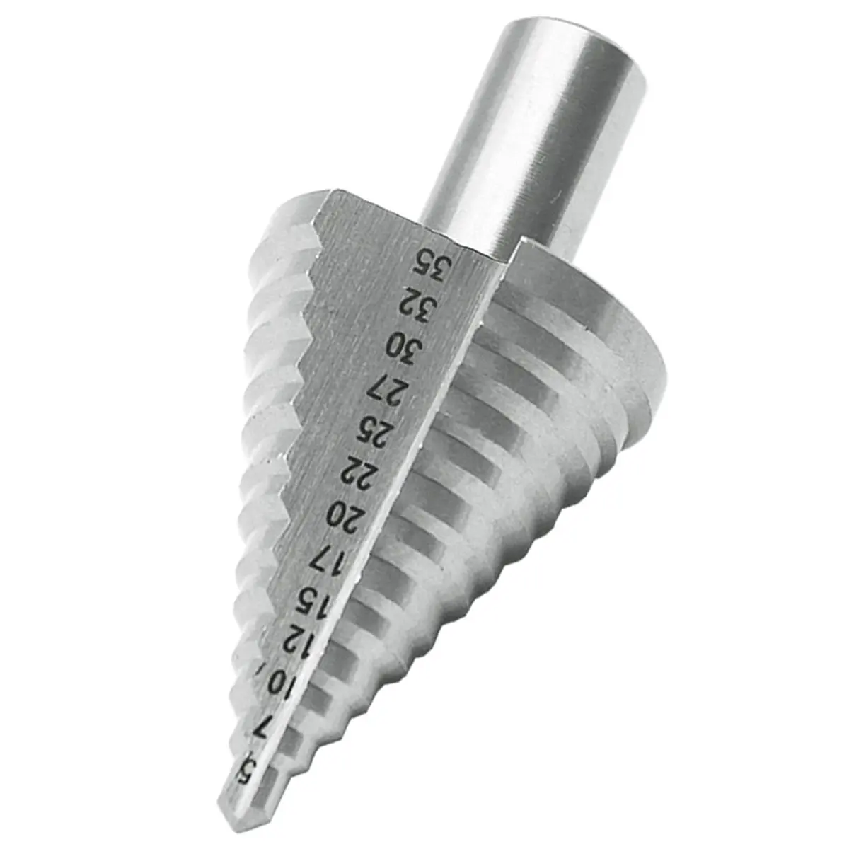 HGHO 5-35MM Bearing Steel Step Drill Bit Wood Metal Drilling Bit HSS Power Tools Hole Cutter Industrial Reamer Accessories