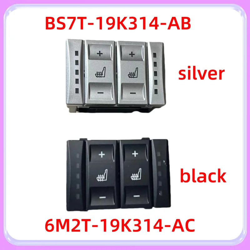 Heated Seat Button Electric Seat Heating Switch For Ford Mondeo MK4 Galaxy MK3 S-Max 6M2T-19K314-AC BS7T19K314AB 6M2T19K314AC