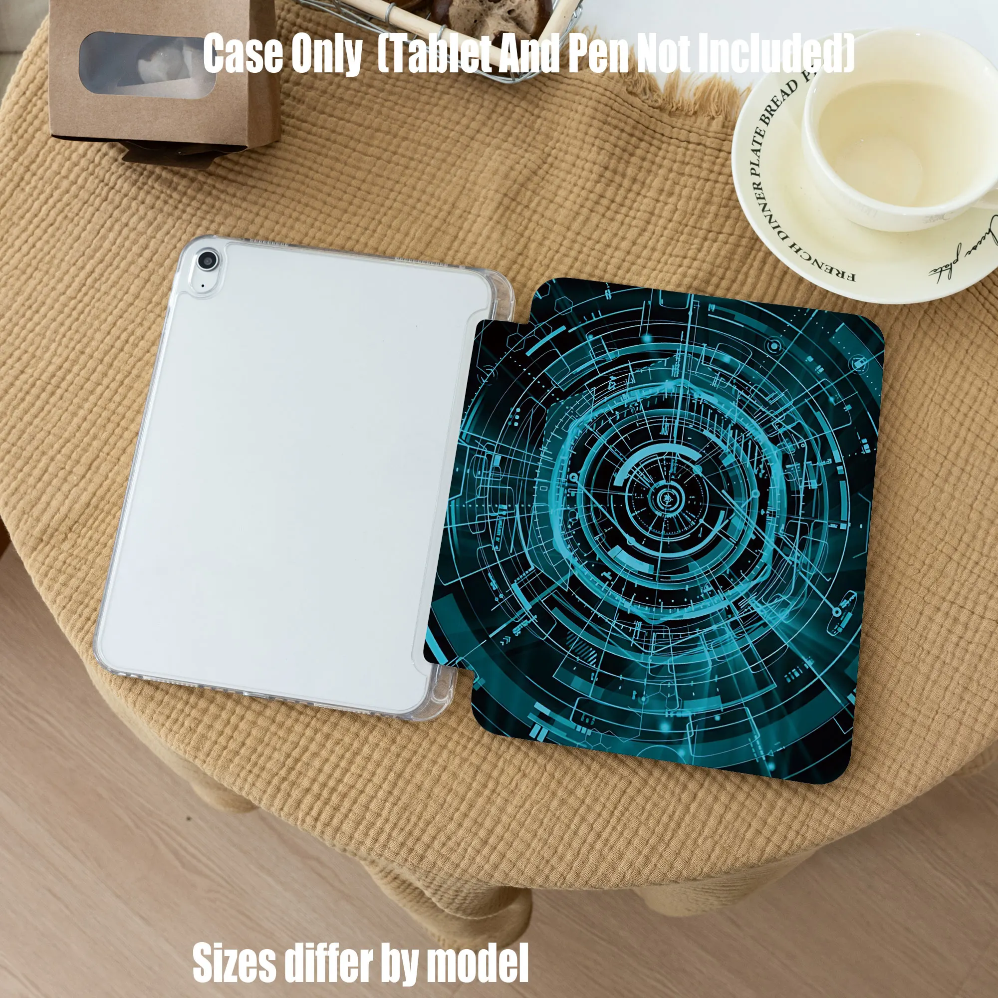 Slim Fit Premium TPU Tablet Cover, Shockproof Durable Lightweight Protective Case for iPad Samsung Huawei Honor Redmi Xiaomi