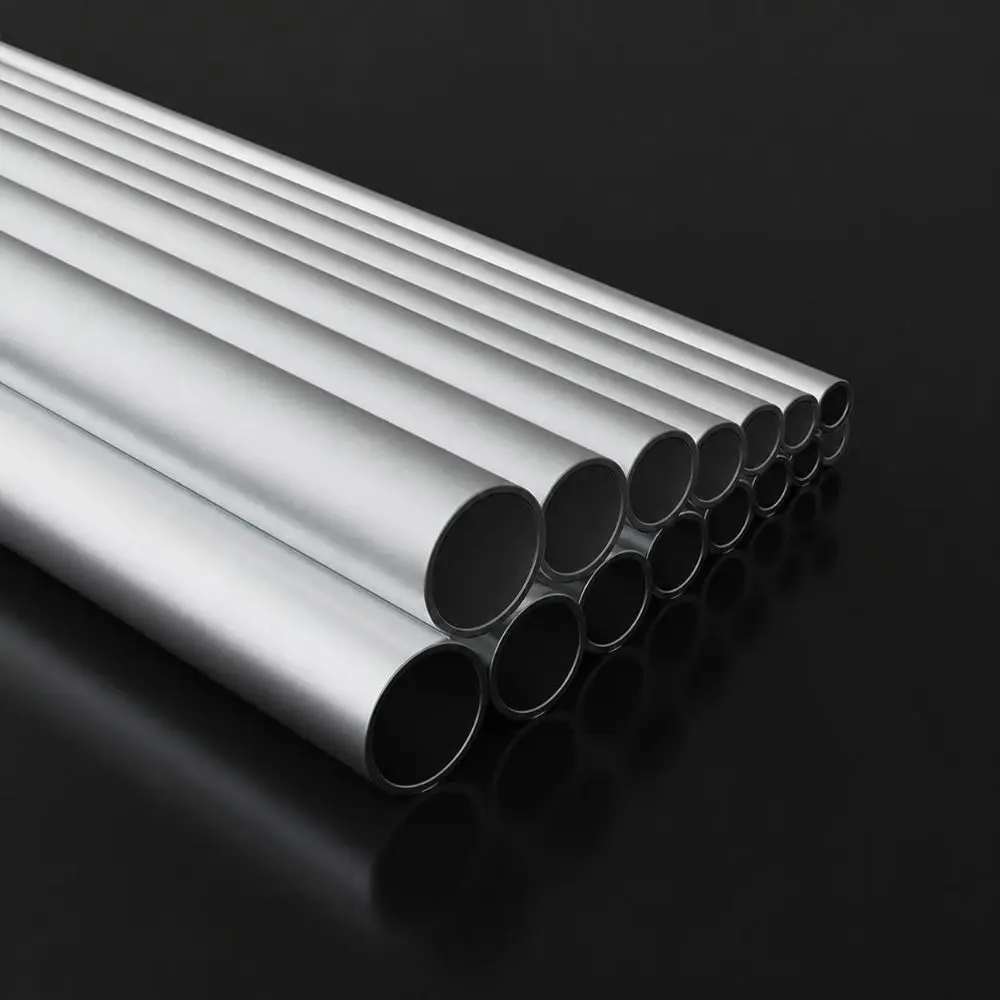 Smooth Surface OD 2-10mm Aluminum Tube 500mm Length Wall Thickness 0.5/1mm Round Tube Round Hollow Aluminum Pipe