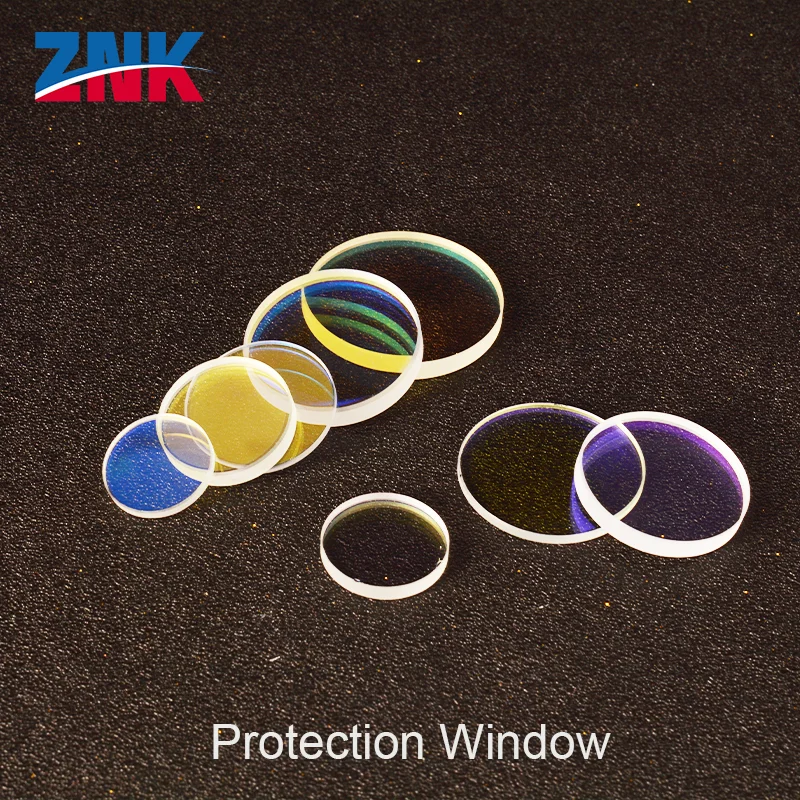 ZNK 5pcs Laser Protection Lens Protective Windows Dia20/22.35/24.9/25.4/26.5/27.9 For WSX ProCutte Raytools Welding Laser Head