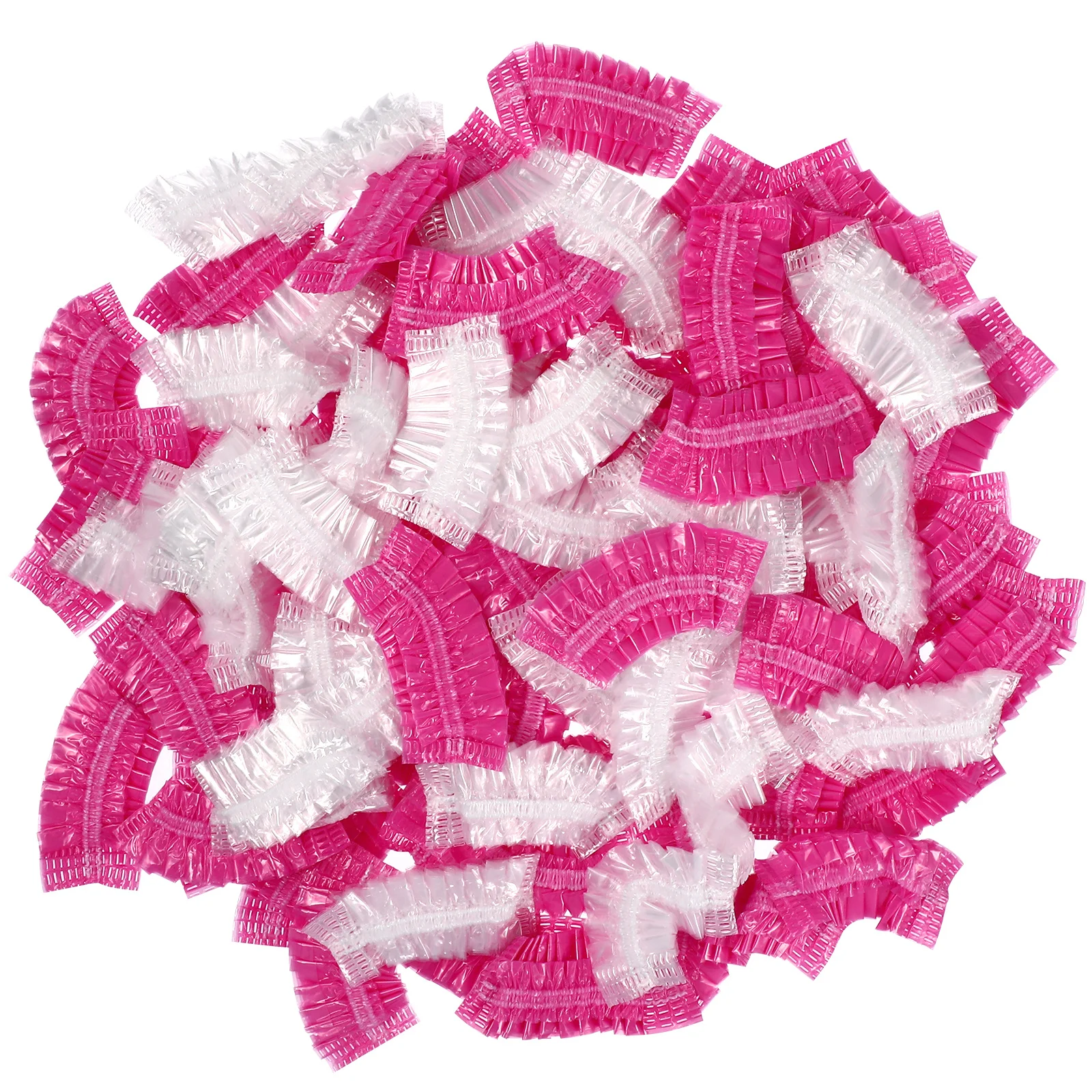 

200Pcs Clear Disposable Ear Caps for Shower Hair Dye Protection Elastic Waterproof Premium Experience Ear Cover