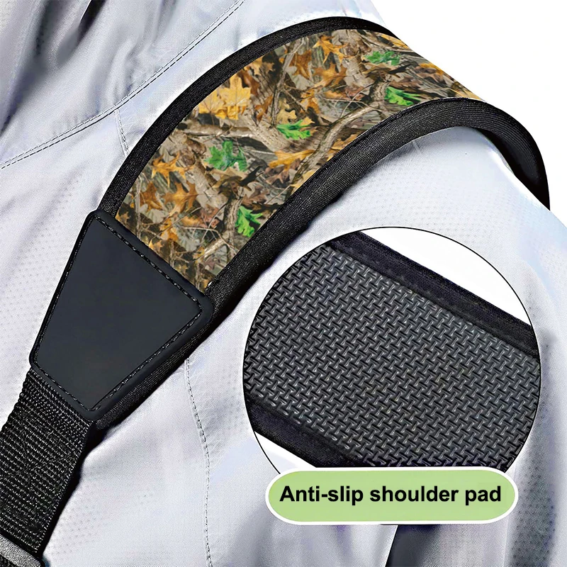 2-Point Harness With Swivels Shoulder Pads Shoulder Strap Length Nylon Adjustable Shoulder Straps For Outdoors Hunting Shooting