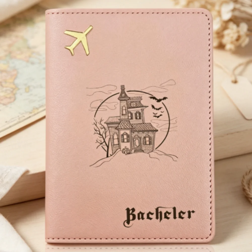 Travel Accessories Meaning - 맞춤형 이름이 새겨진 여권 커버, 가죽