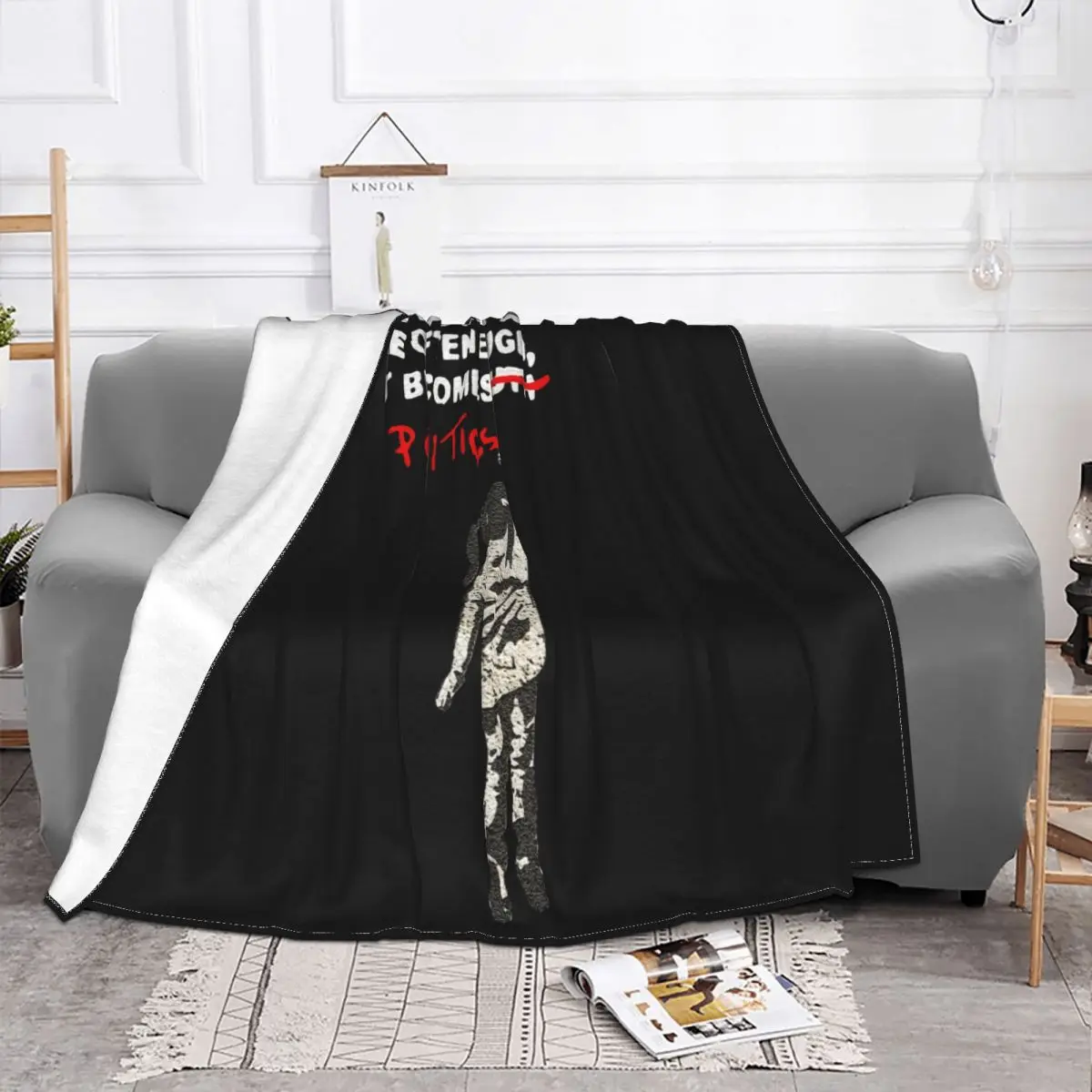 Banksy If You Repeat Lying Enough It Becomes Political Mens Top Ag71 Hot Sale Throw Blanket