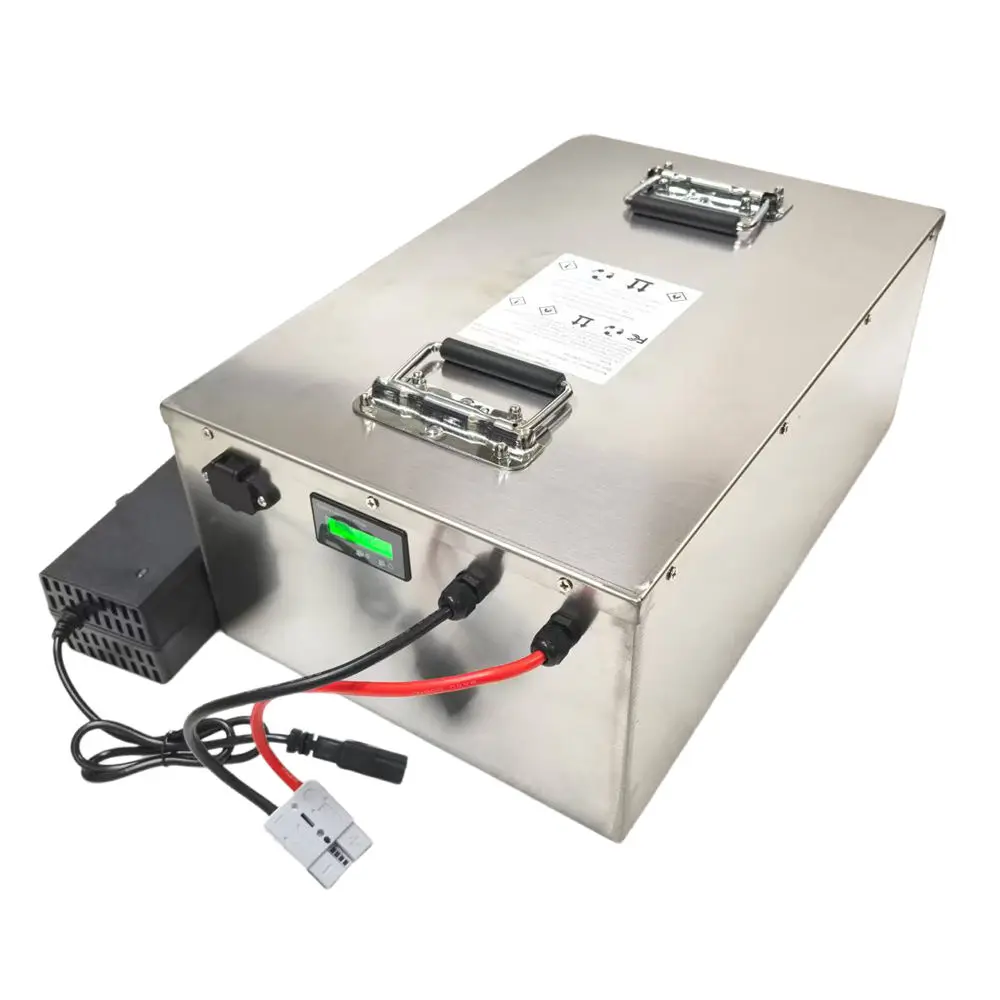Baterai CZ-36V 100Ah 200Ah Baterai Trotinette Electrique Lifepo4 untuk Trailer Perjalanan Perahu Trolling Motors Yacht Motorhome.