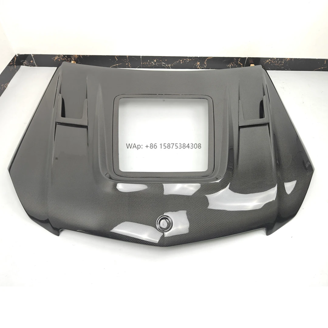 

W204 C63 C200 C300 C350 Transparent Glass Carbon Fiber Hood for C-Class 2011-2014