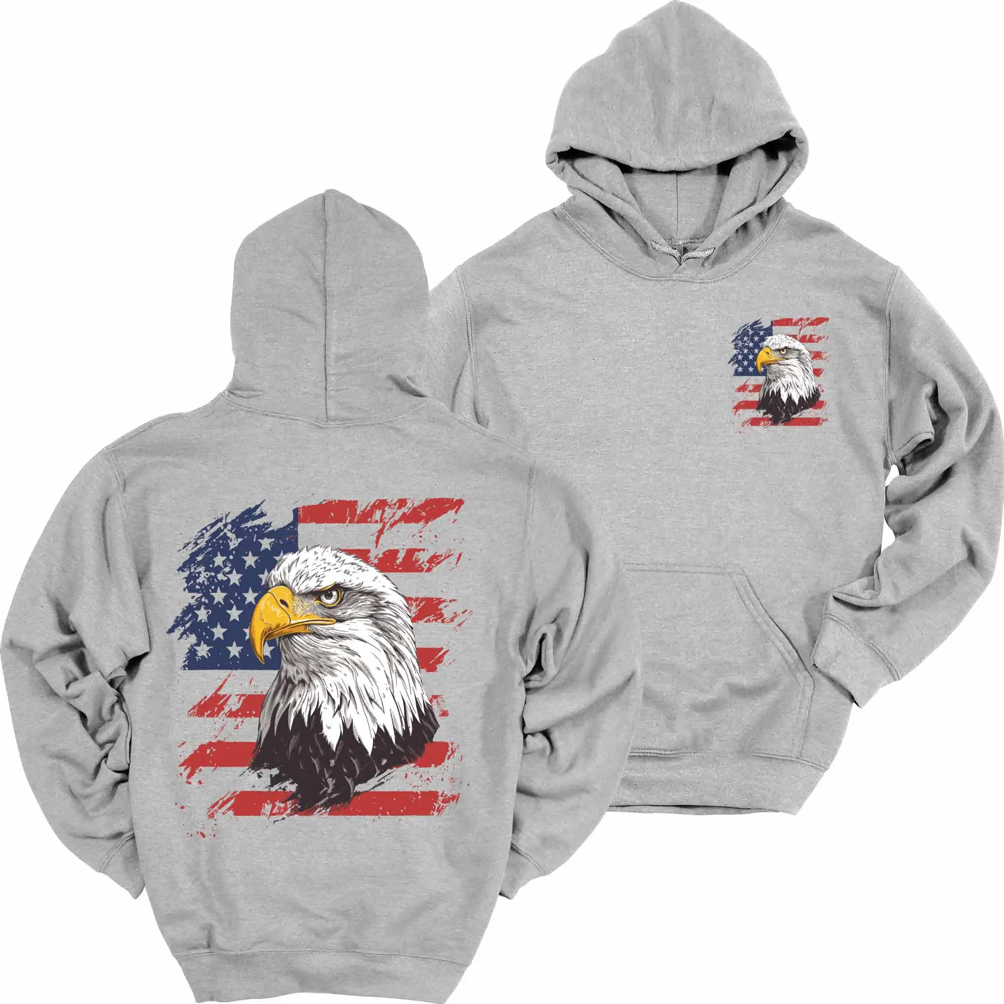 

Толстовка с орлом и американским флагом, мужская и женская толстовка с длинными рукавами, пуловер, винтажные топы в стиле хип-хоп Y2k, осенне-зимняя одежда
