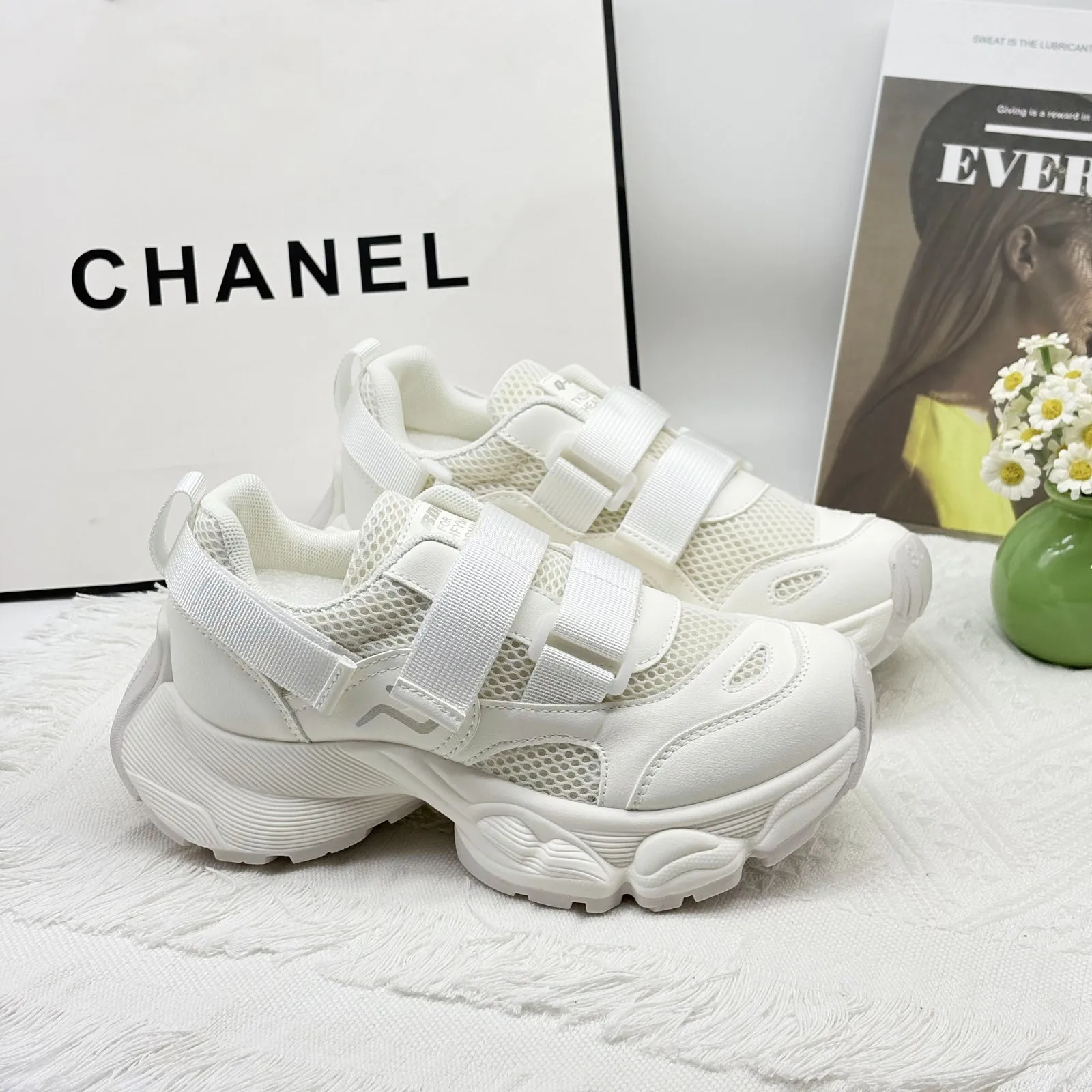 

Thick-Soled Dad Shoes, Women'S Shoes, 2025 New Mesh Breathable Casual Sports Mesh Shoes