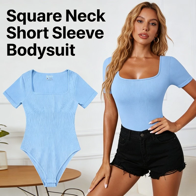 

Летний женский комбинезон для йоги в Европе и Америке 2026, спортивный комбинезон с короткими рукавами