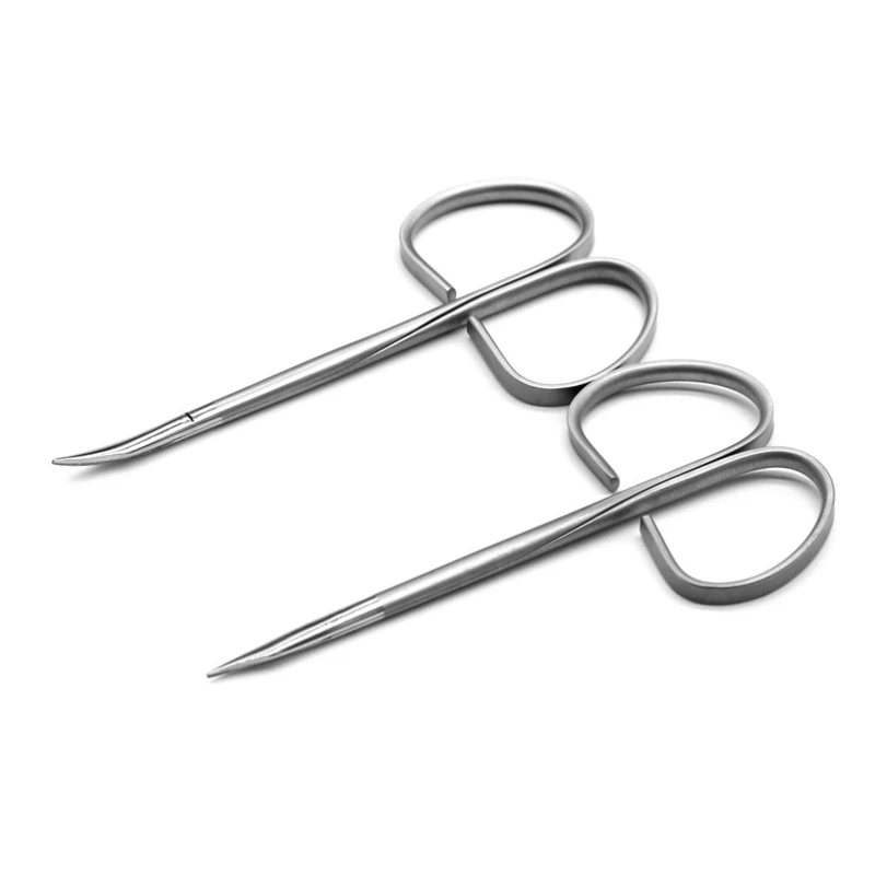 Peeling super-fine tissue shears stitches gold-handled scissors sharp-headed twist-handled eye tools