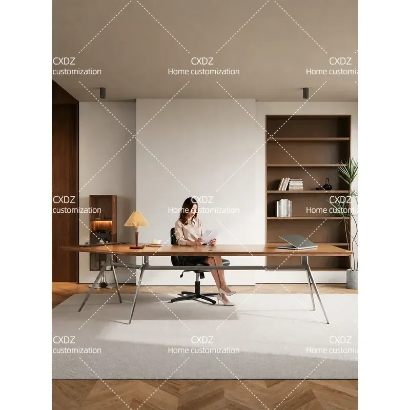Ji Gift Ladies Premium Boss Table Simple Modern Desk Single Computer Desk Small Home Business Desk