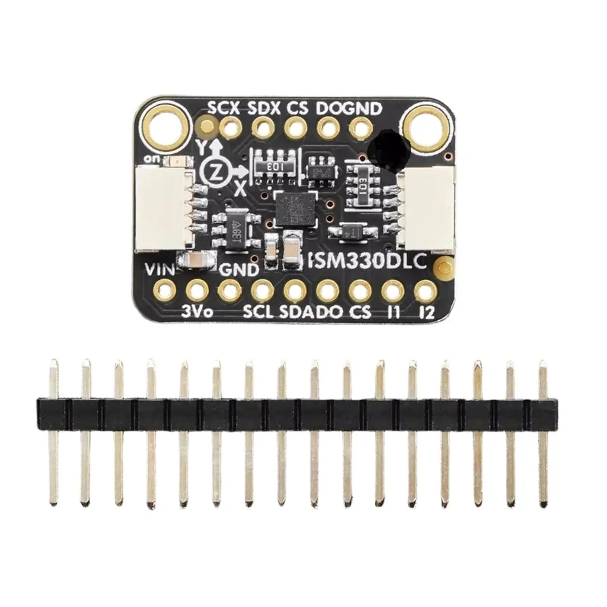 Y181A*☀▃4502 ISM330DLC 6 DoF IMU Accelerometer Gyroscope Sensor Module with STEMMA QT Qwiic Interface